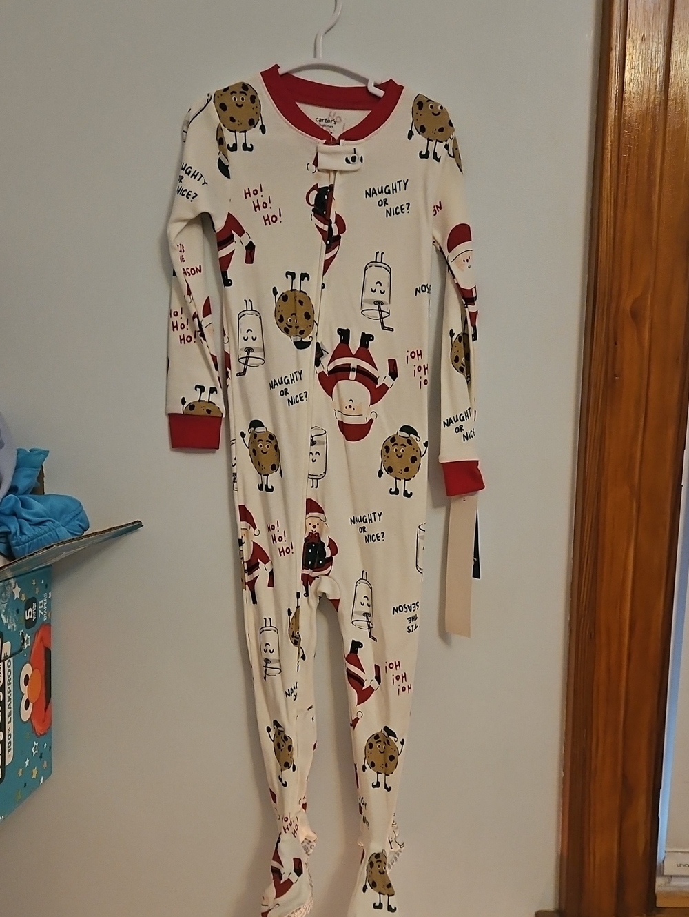 3T Christmas Feetie Pajamas